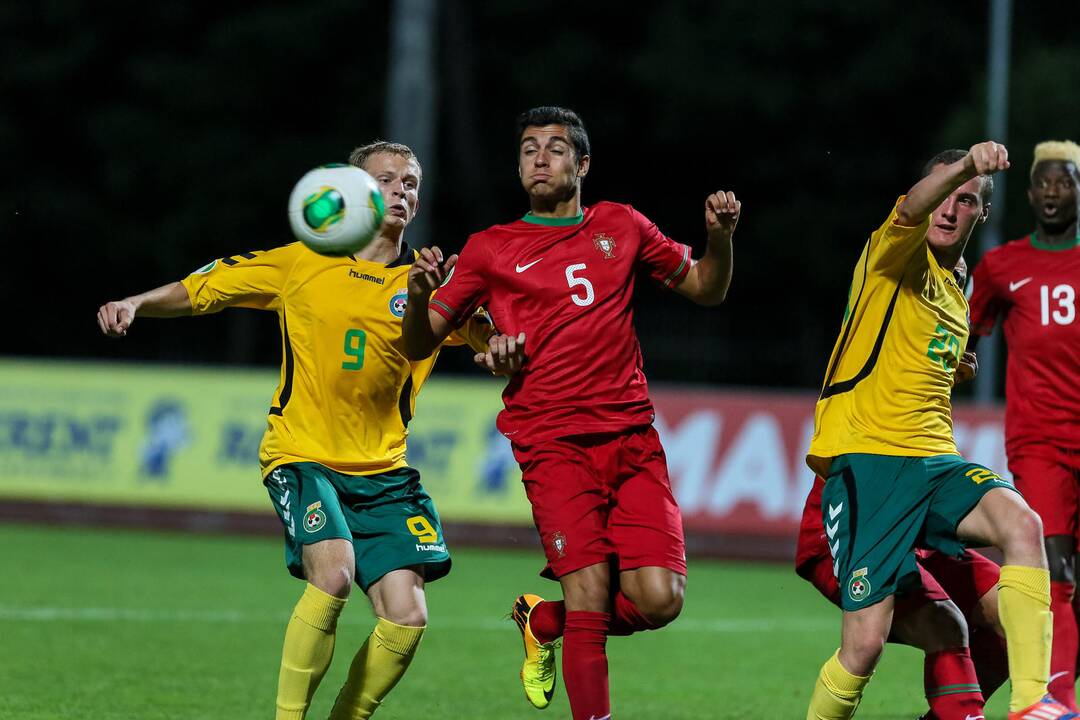 Europos jaunimo futbolo čempionatas: Lietuva - Portugalija