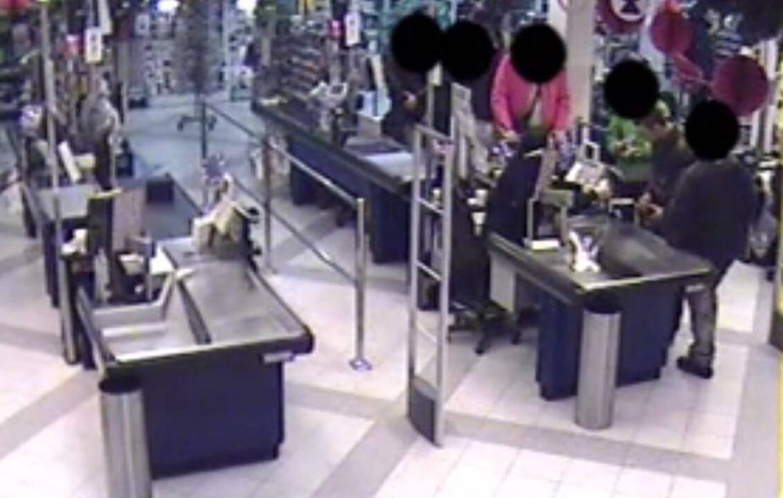 Ieškomas vagis: padavė 500 litų kupiūrą, o gavo 460,46 euro grąžos