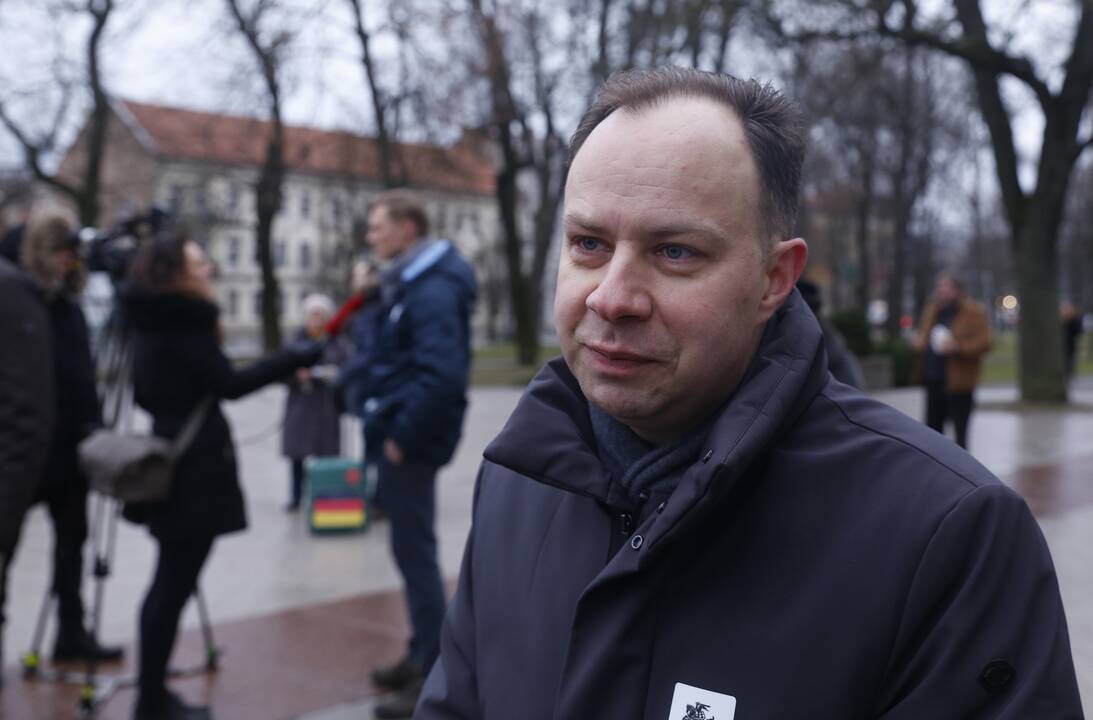 Medikų protesto akcija Vilniuje