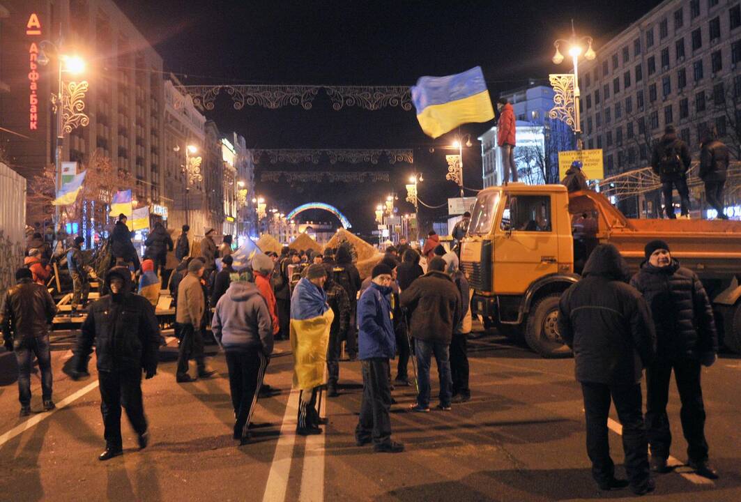 Kijeve per protestus sužeista dešimtys žurnalistų