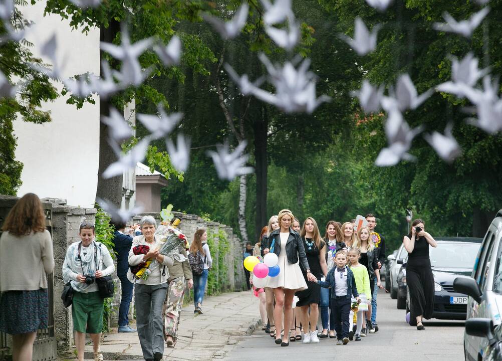 Paskutinio skambučio šventė Kauno dailės gimnazijoje