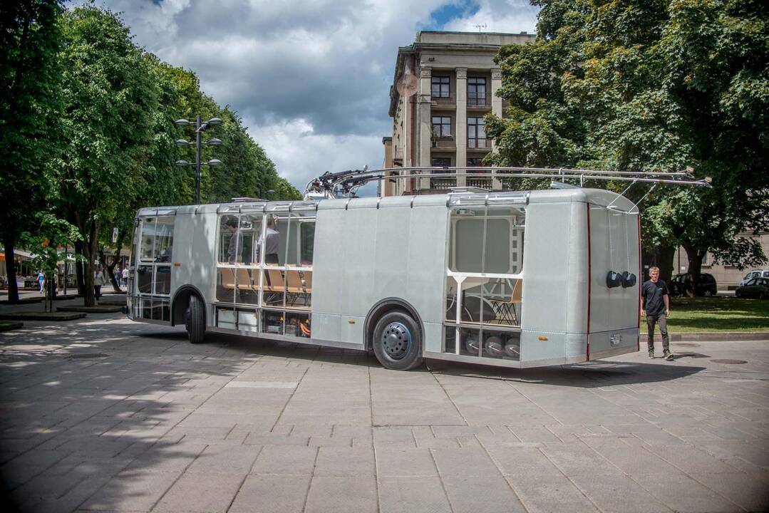 Permatomas elektrinis troleibusas Kaune