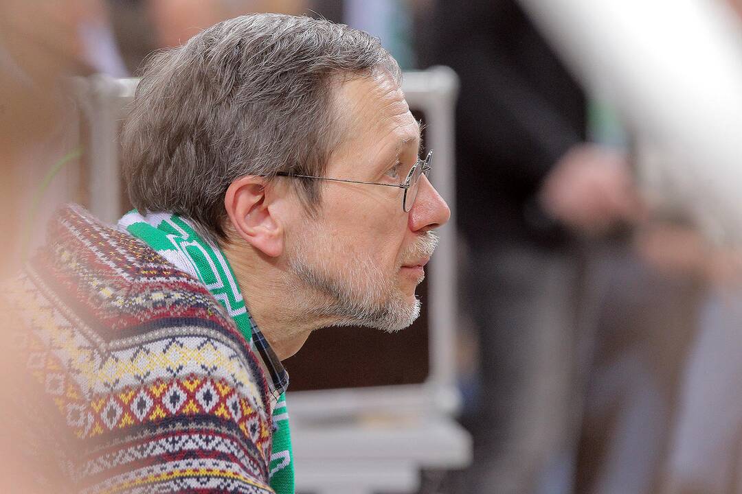 „Žalgirio“ arenoje pagerbtas L. Mažylis