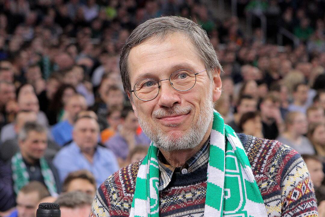 „Žalgirio“ arenoje pagerbtas L. Mažylis