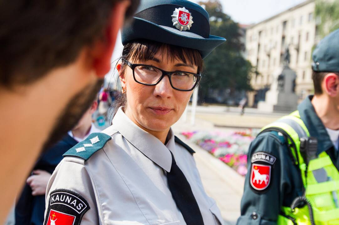 Protesto akcija Laisvės alėjoje