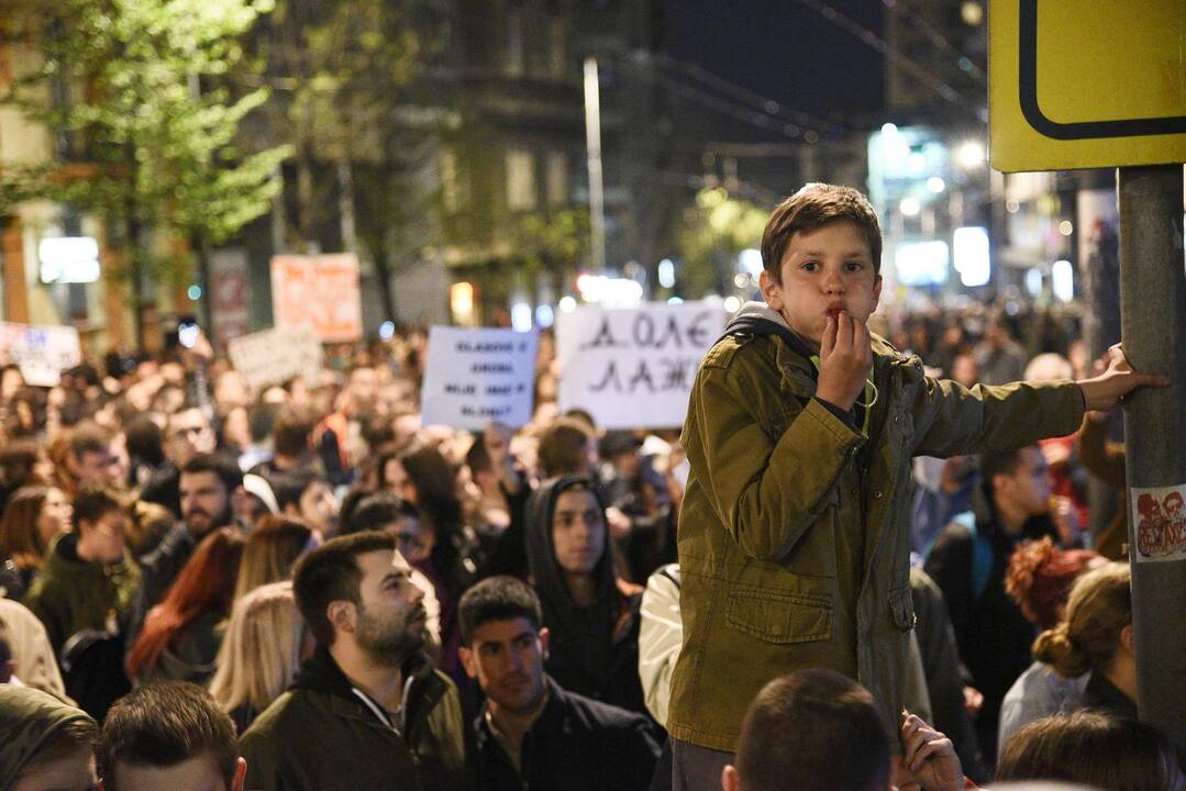 Protestai Serbijoje