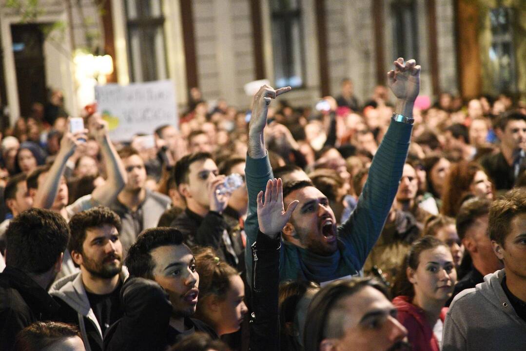 Protestai Serbijoje