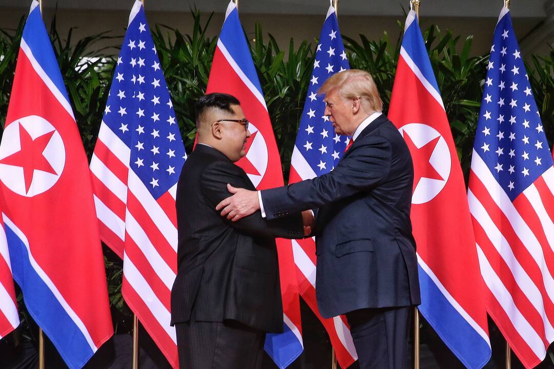 D. Trumpo ir Kim Jong Uno susitikimas Singapūre