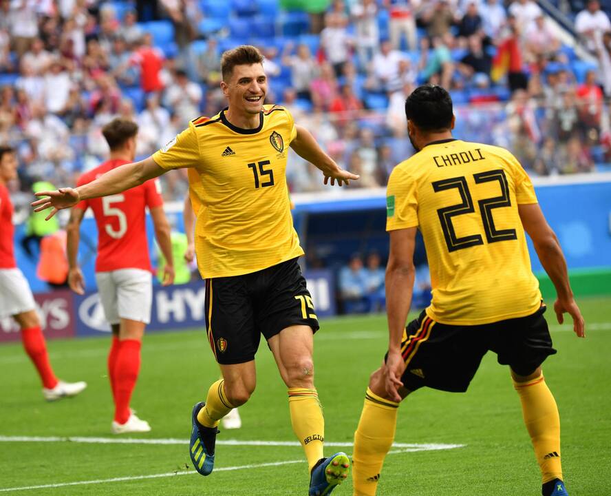 Pasaulio futbolo čempionatas: Belgija - Anglija 2:0