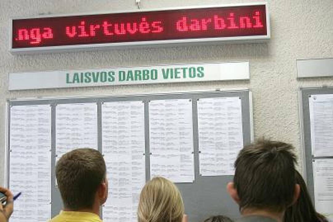 Rugpjūtį į darbo biržą kreipėsi 2 tūkst. kauniečių