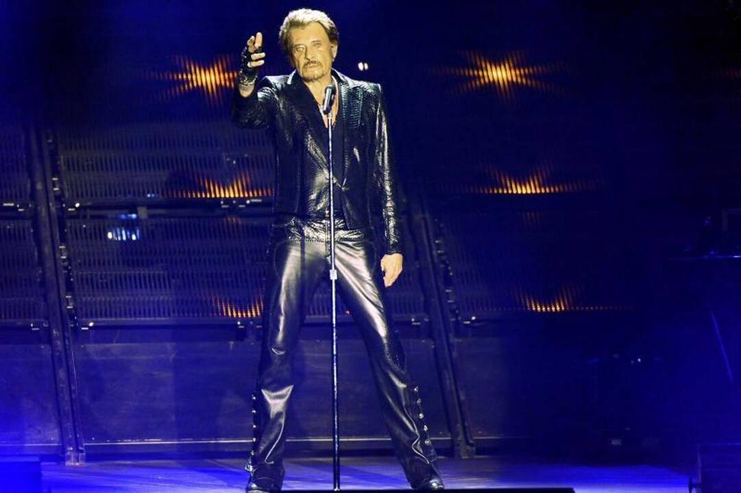 Prancūzų rokeris Hallyday buvo gydomas ligoninėje Karibuose