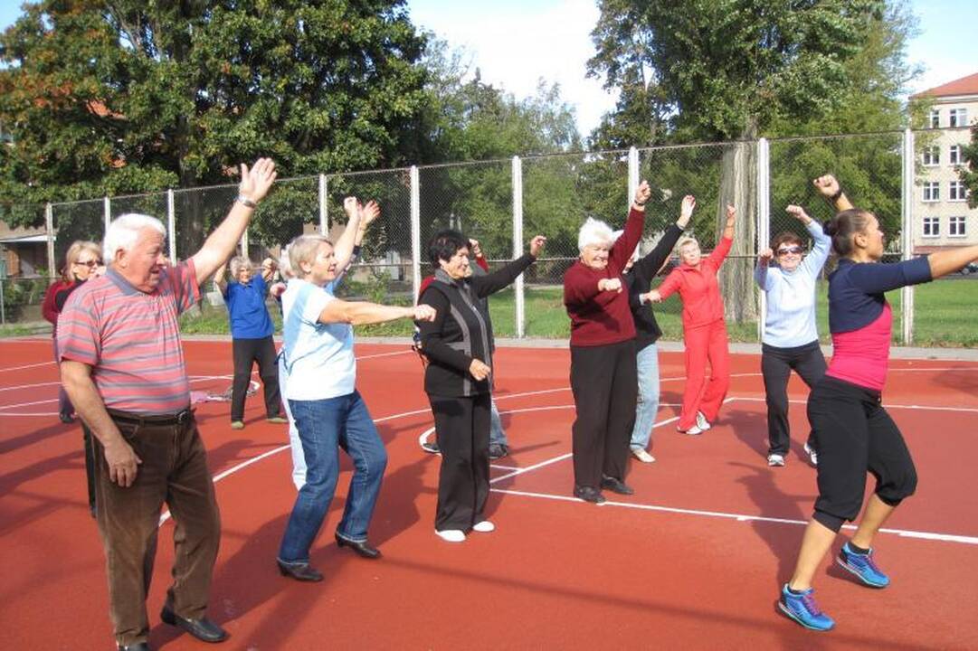 Klaipėdiečiai skatinami judėti ir gyventi sveikai 