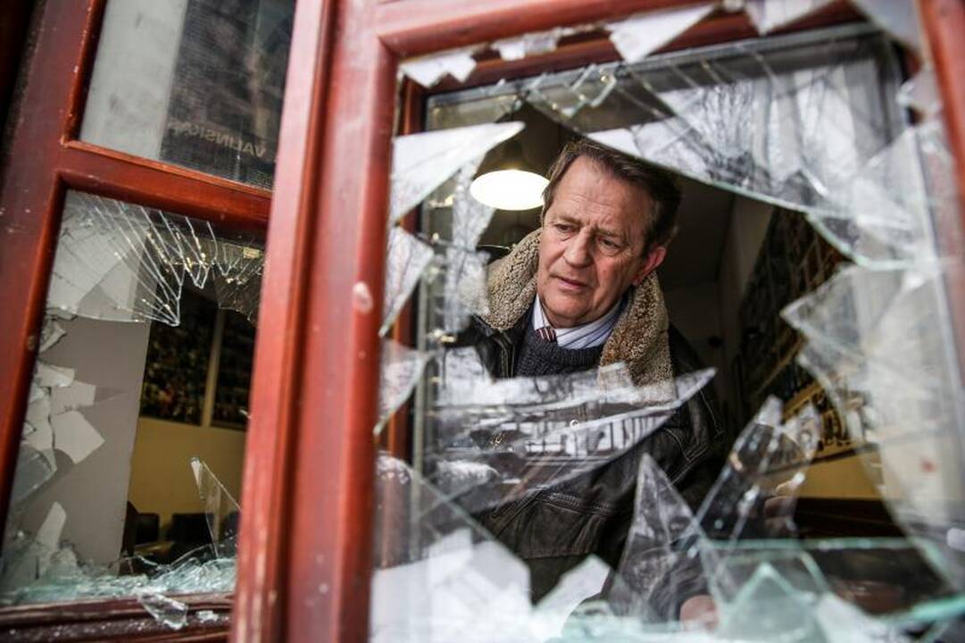 Velykų rytą nusiaubti Kauno       žurnalistų namai