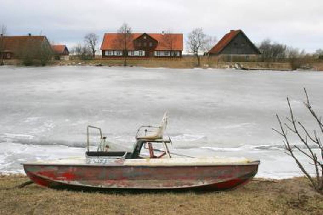Potvynis pamaryje: ledų lytys grasina Mingės kaimui