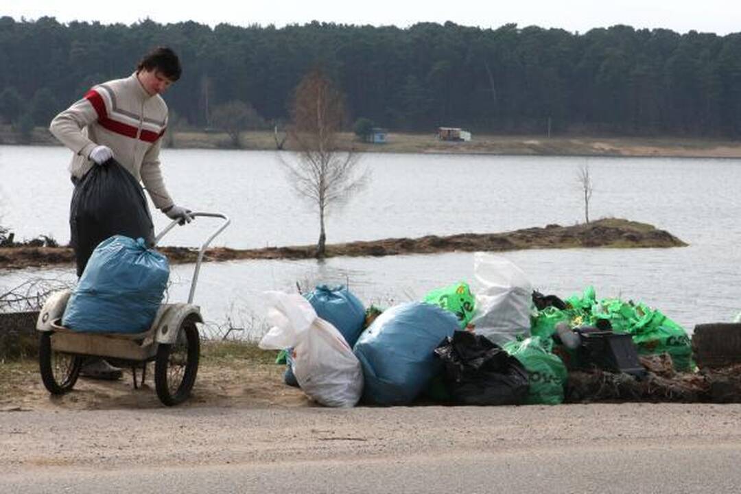 „Darom“ Kaune: Panemunėje surinktos 188 padangos