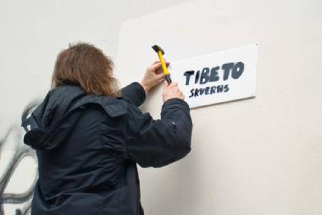Vilniuje atidaromas Tibeto skveras