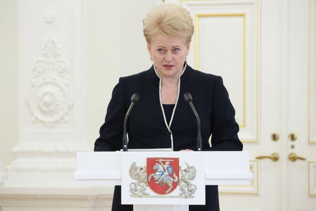 Prezidentė išvyksta į Vokietiją atsiimti Karolio Didžiojo apdovanojimo