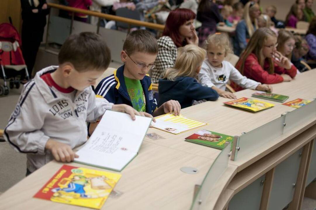 Daugiavaikių šeimų pirmokai nori į mokyklą 
