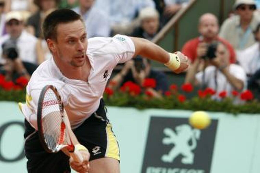 Švedas R.Soderlingas - atviro Prancūzijos čempionato finale