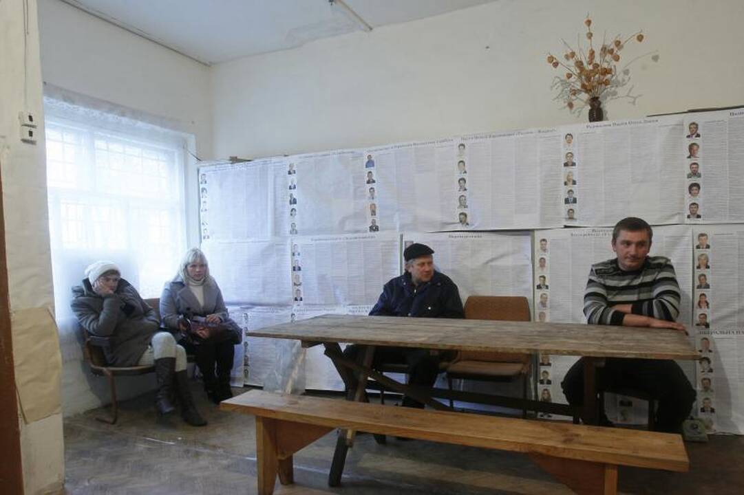Ukrainoje prasidėjo Rados rinkimai (atnaujinta 11:29 val.)