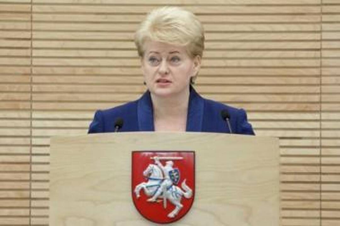 D.Grybauskaitė: 12 pažymų seniai aprašyta informacija 