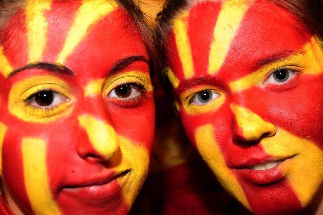 Makedonų euforija: svaiginantis sirgalių džiaugsmas