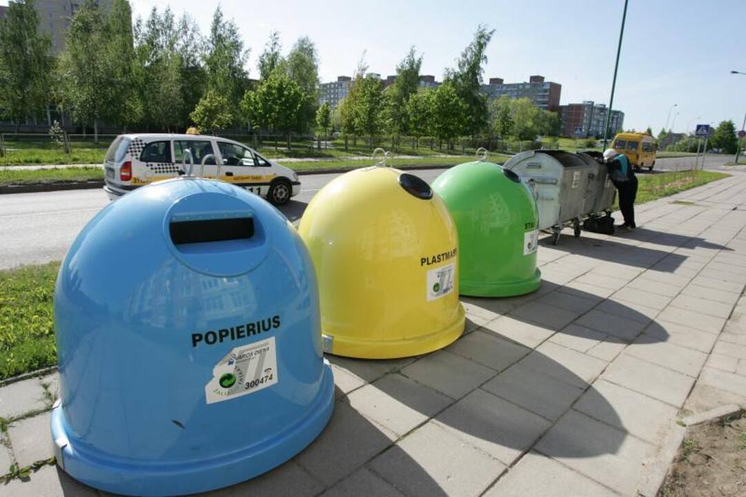 Klaipėdoje bus pastatyti dar 356 rūšiavimo konteineriai