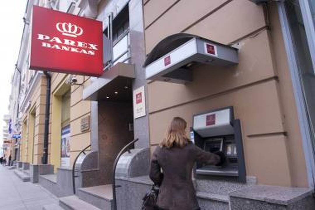 Latvijos "Parex" banko veiklos apribojimai pratęsti dar pusmečiui 