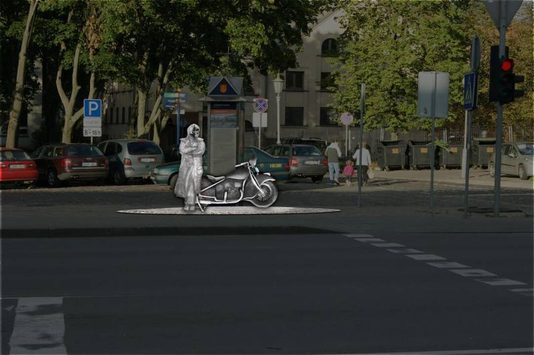 Paminklo motociklizmui idėja pakibo ant plauko