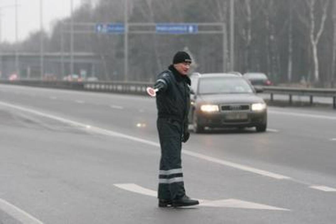 Policija stebės Kauno vairuotojus ir pėsčiuosius