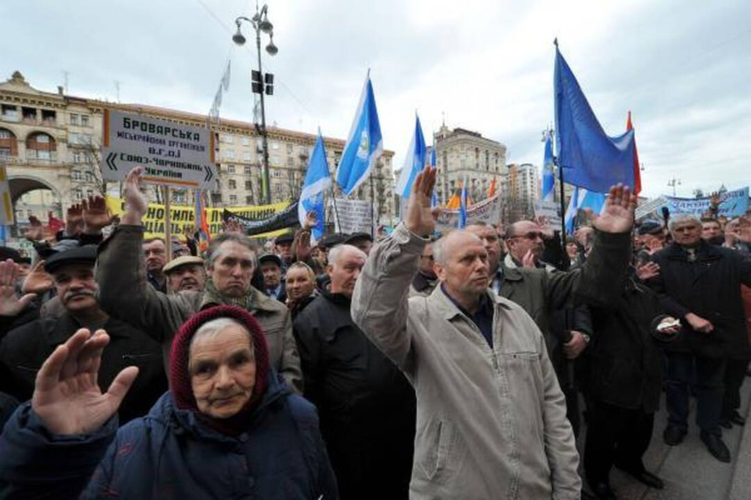 V.Janukovyčiaus partija susivienijo su buvusia varžove