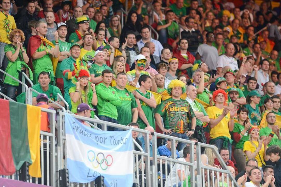 Per krepšinio rungtynes sulaikytam lietuviui skirta bauda