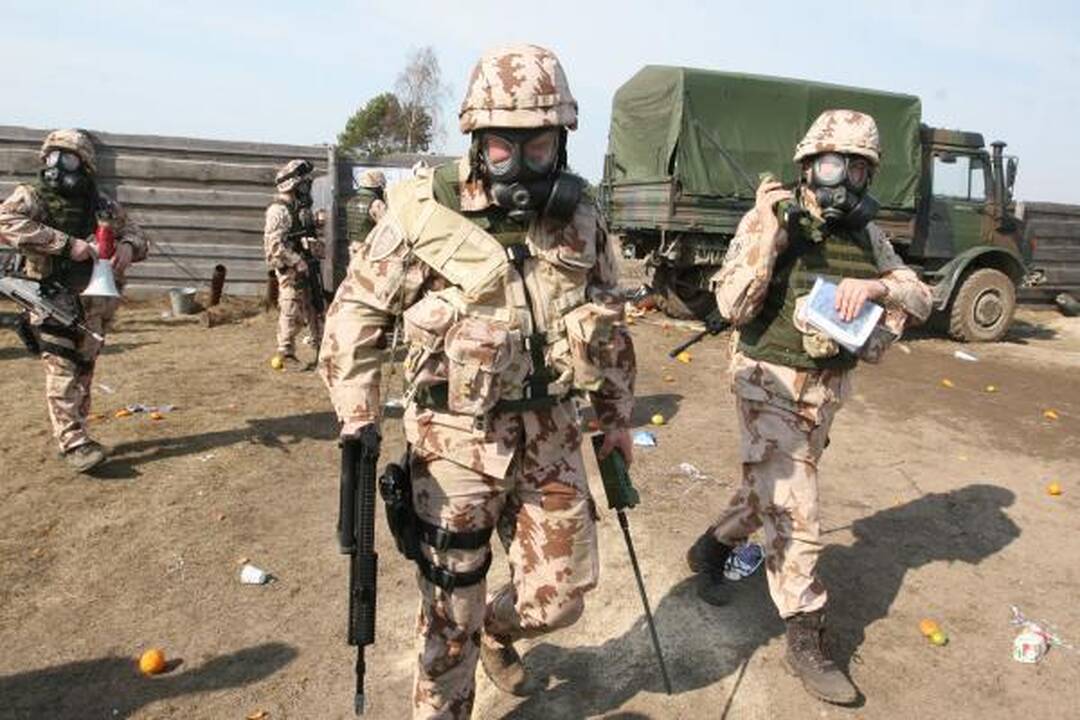 Kairių poligone – Afganistano karių pratybos