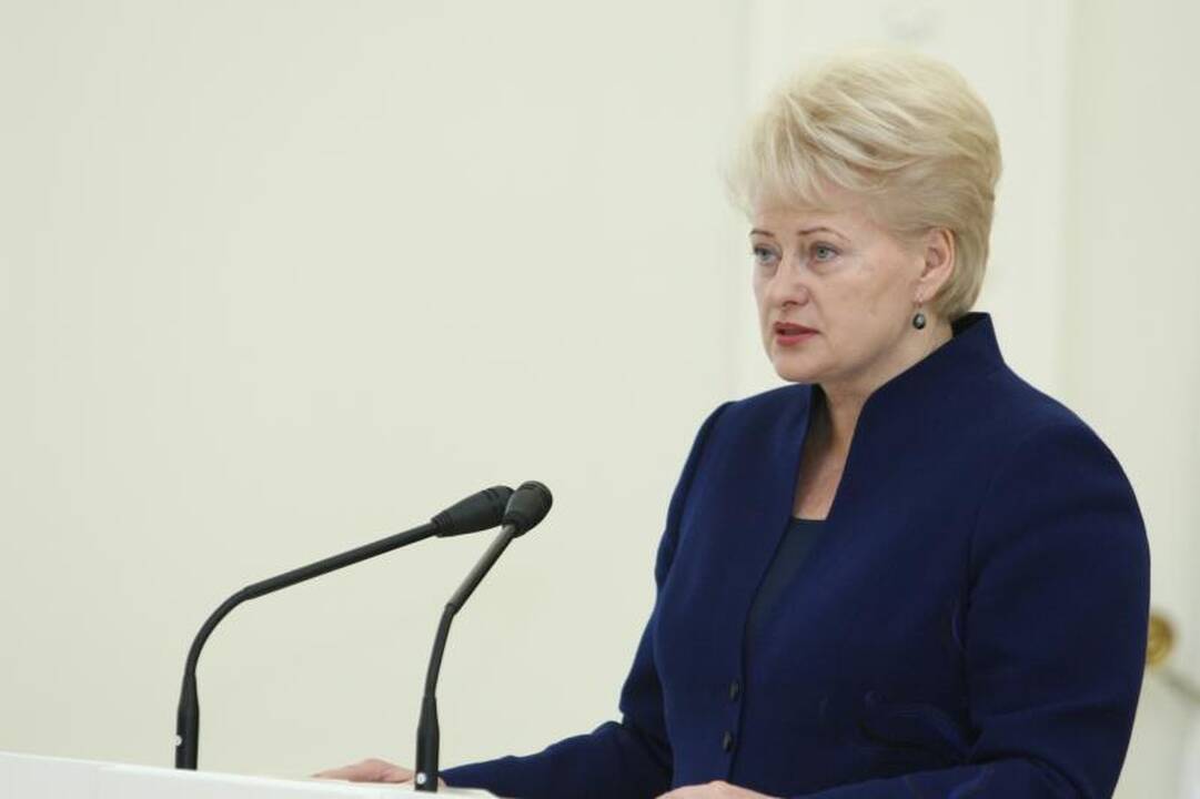 D.Grybauskaitė: sankcijos Baltarusijai tik padidintų Rusijos įtaką