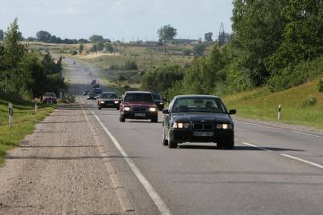 Laikinai uždaromas Palangos plentas