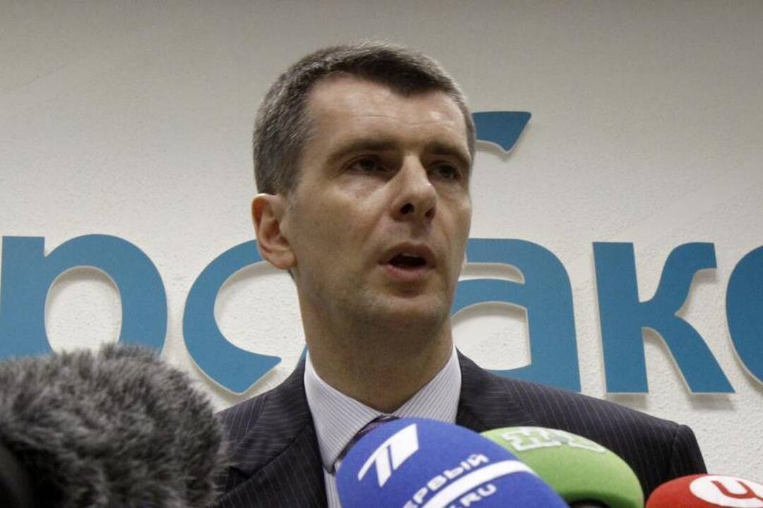 M.Prochorovas ketina balotiruotis į Rusijos prezidentus