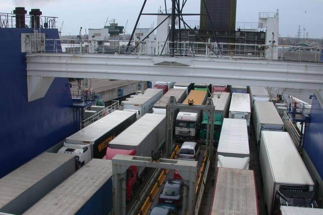 Spalio mėnesį perkrautas rekordinis kiekis jūrinių krovinių