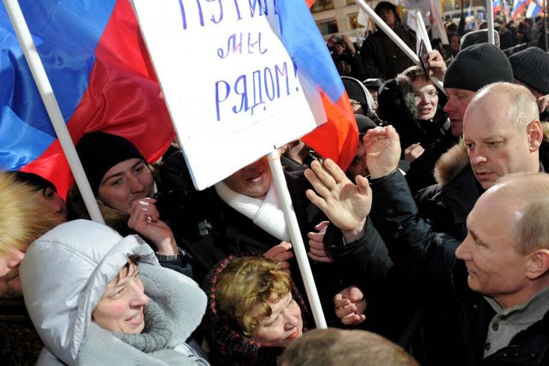 Rinkėjų lyga nepripažįsta Rusijos prezidento rinkimų