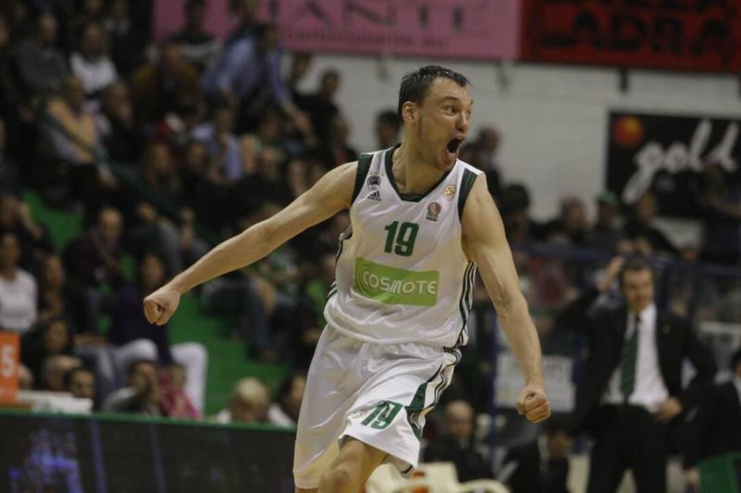 Graikijos čempionui Š.Jasikevičius pelnė dvylika taškų