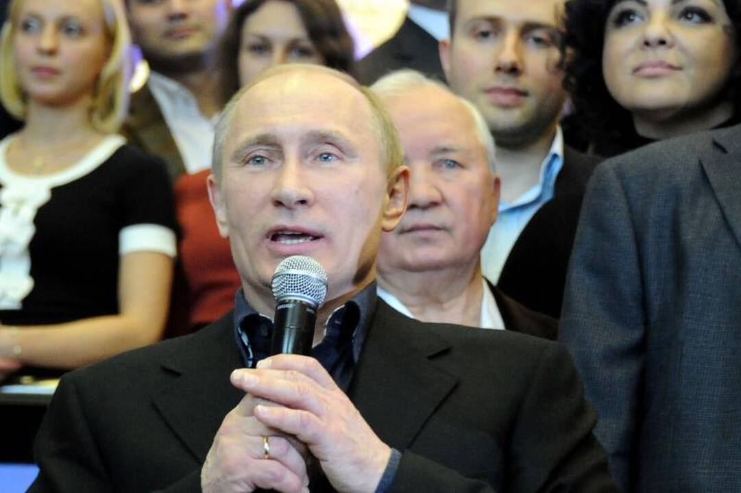 Rusijoje suskaičiavus 100 proc. balsų, V.Putinui teko 63,6 proc.