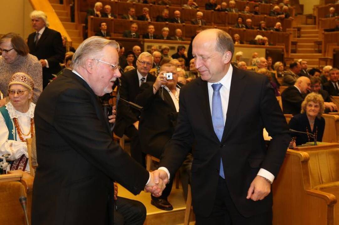 A.Kubilius per suvažiavimą V. Landsbergį vadino dvasiniu tėvu