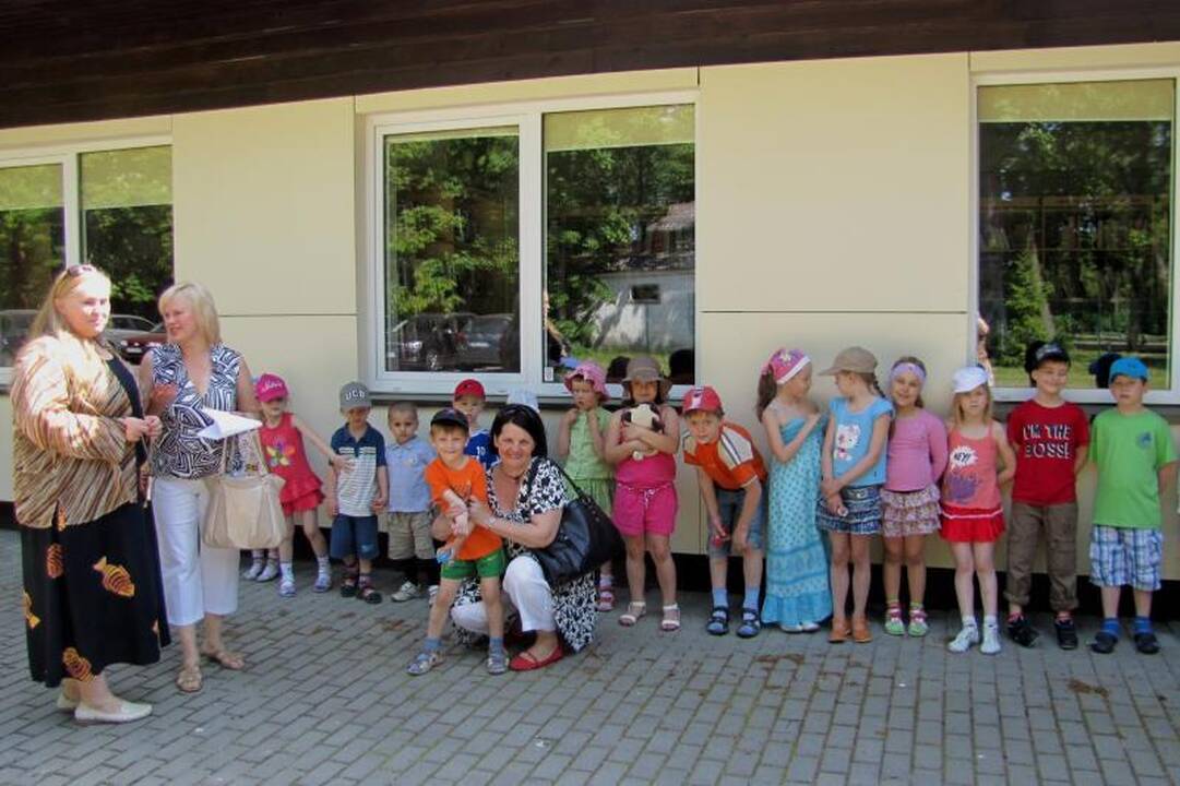 Girulių bibliotekoje – vaikų šurmulys