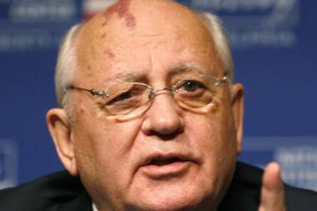 M.Gorbačiovas apgailestauja, kad griuvo SSRS