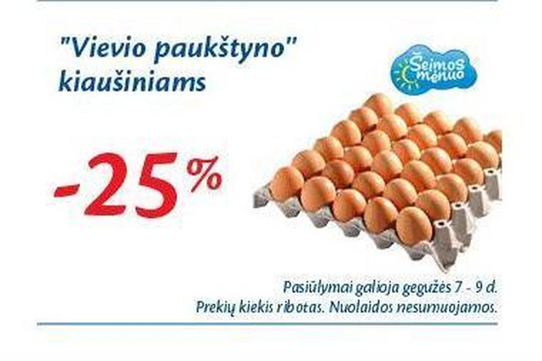 „Maxima“ gėjų eitynių dieną taikys nuolaidą kiaušiniams (papildyta)