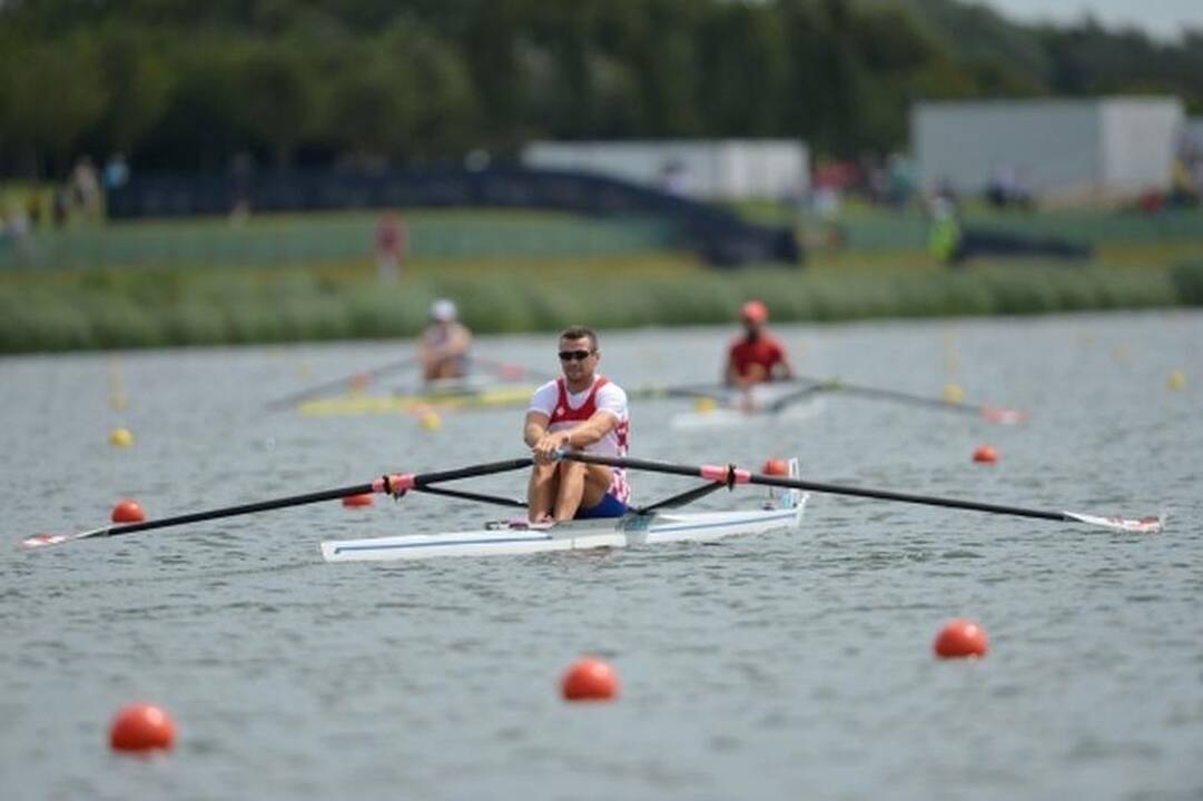 Pasaulio irklavimo čempionate K.Sunklodas iškopė į ketvirtfinalį