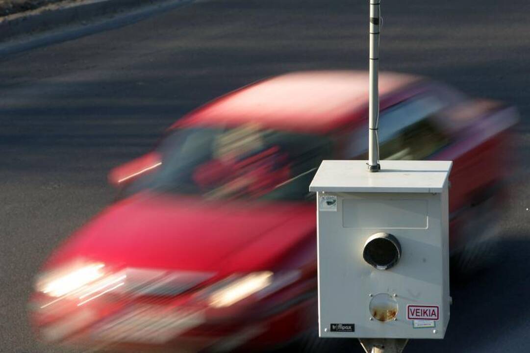 Vilniuje planuojama įrengti daugiau greičio matuoklių