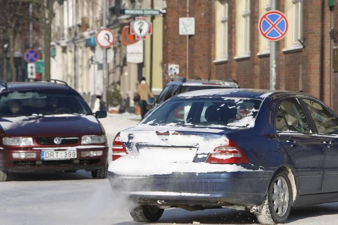 Klaipėdoje eismo sąlygos išlieka sudėtingos