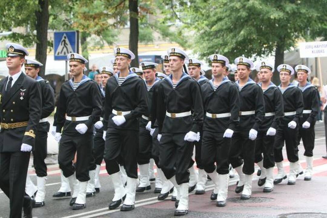 Karinių jūrų laivyno sukaktis sutapo su Jūros švente