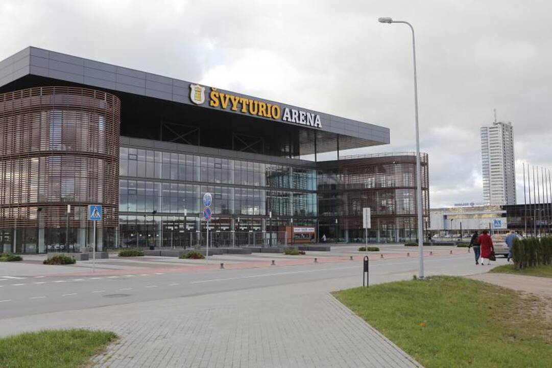 Klaipėdos arenoje vis dar neveikia kubas ir varteliai