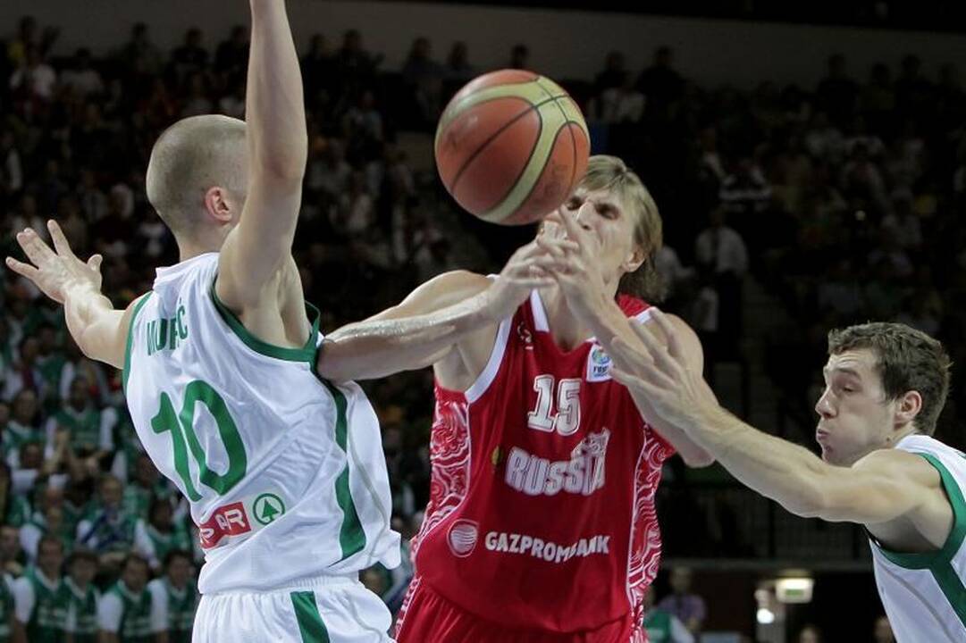 A.Kirilenka mače su slovėnais gavo lengvą traumą